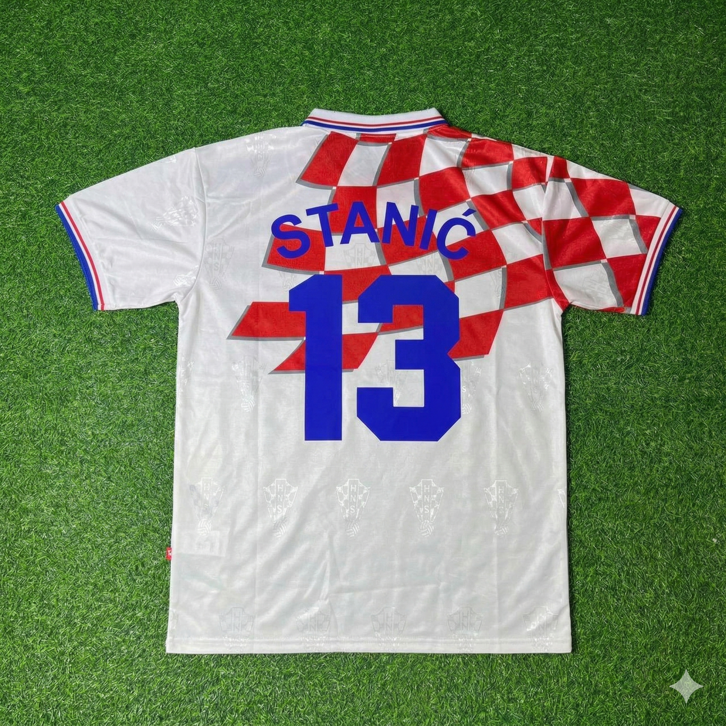 Josip Stanic Croatia 1998 World Cup Retro Football Jersey Kit