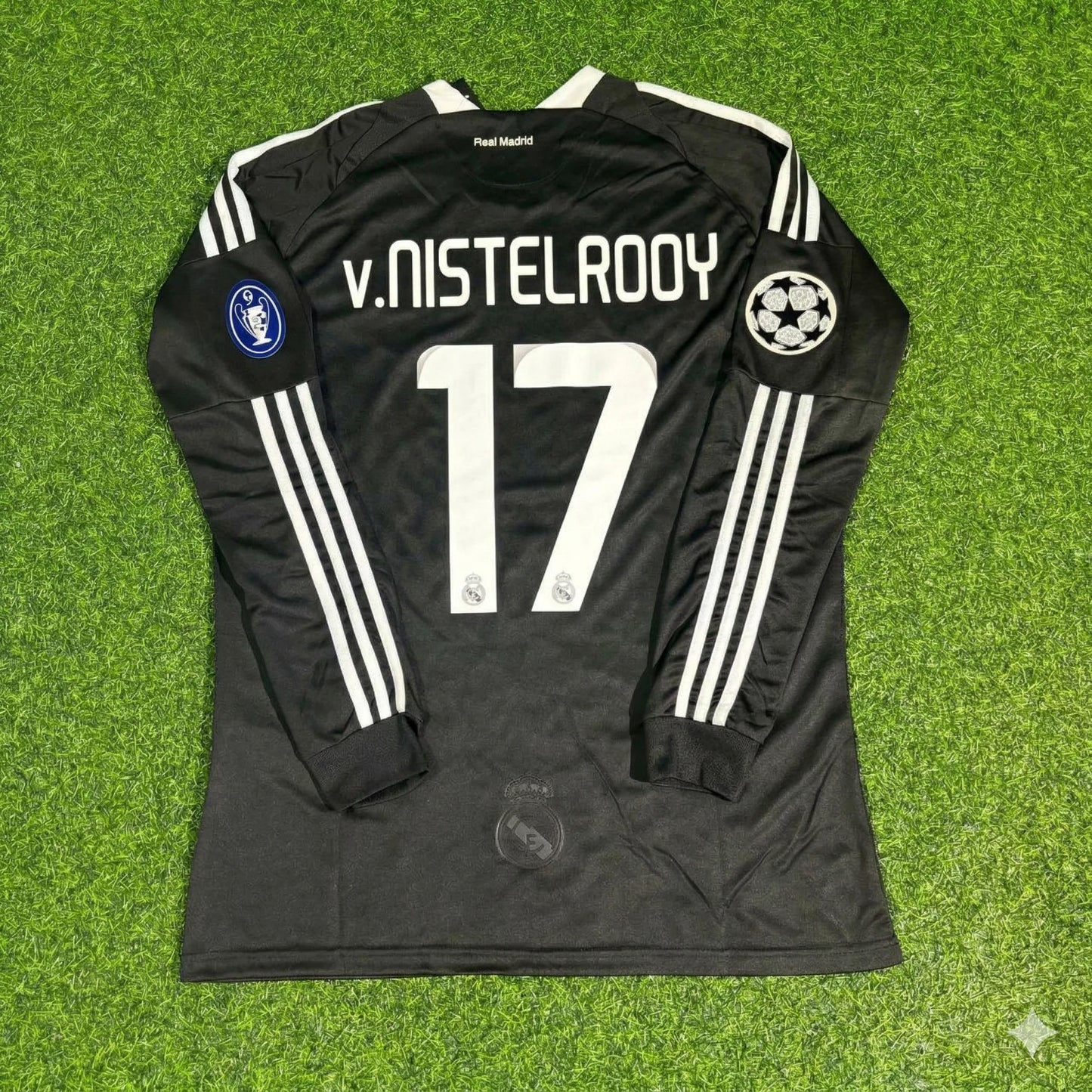 Ruud van Nistelrooy #17 Real Madrid 2009 Away Retro Jersey
