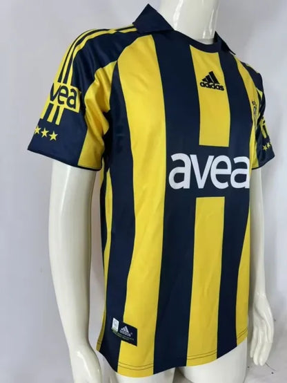 Alex de Souza #10 Fenerbahce 2008-2009 White Retro Kit Jersey – | Trikot | Maillot Soccer Shirt