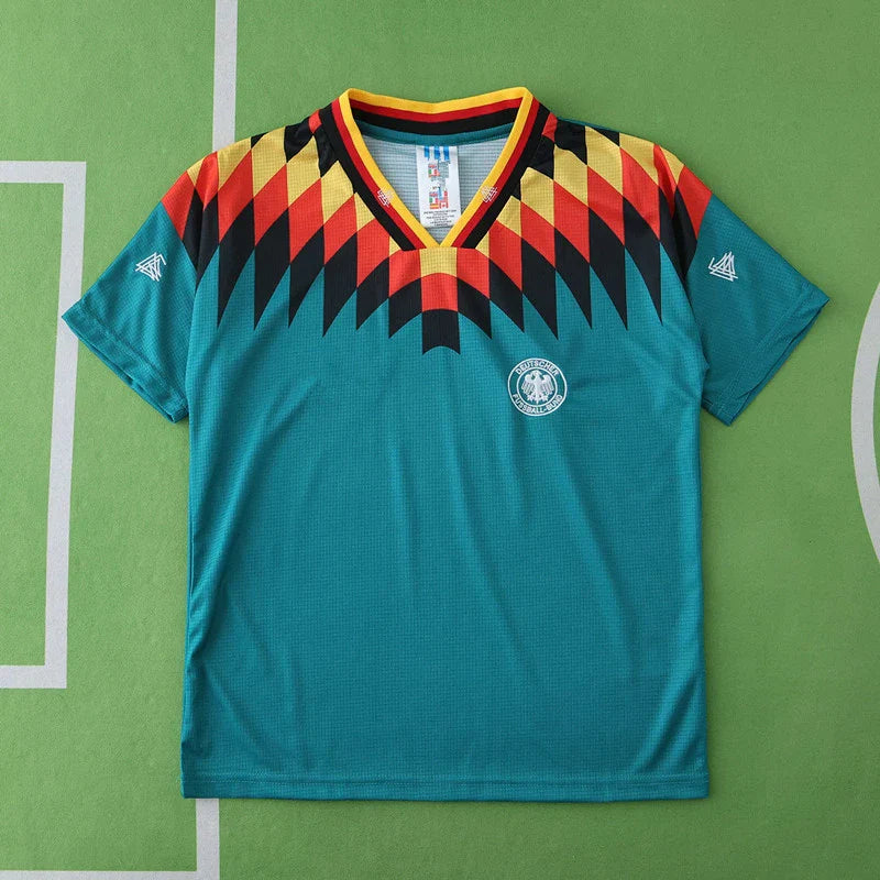 Allemagne Deutschland 1994 Maillot Extérieur Rétro Enfants Kit Maillot Enfant Football