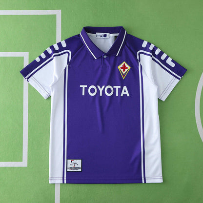 Fiorentina 1999/2000 Home Kids Retro Football Jersey Trikot Maillot