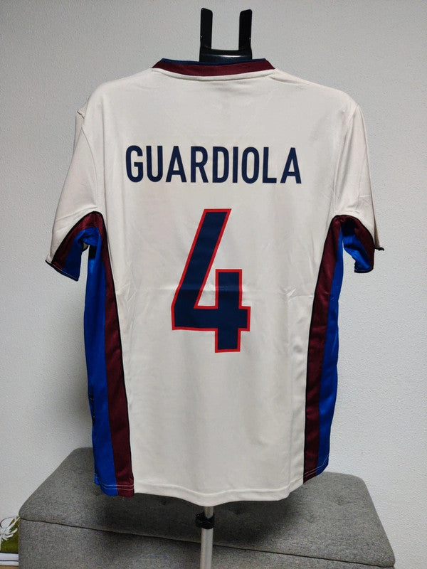 Pep Guardiola Barcelona 98/99 Retro Jersey Maillot Trikot Maglia Soccer Shirt