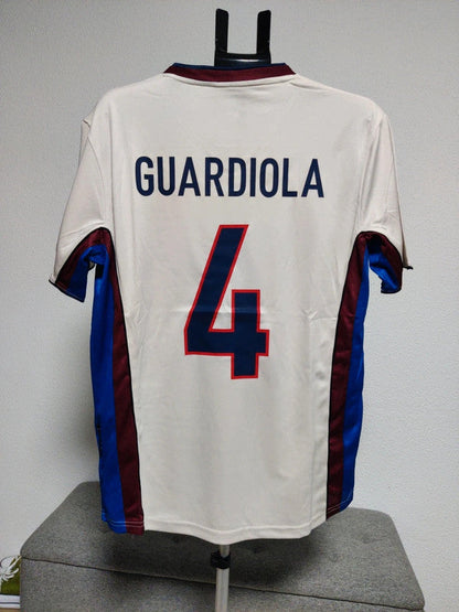 Pep Guardiola Barcelona 98/99 Retro Jersey Maillot Trikot Maglia Soccer Shirt
