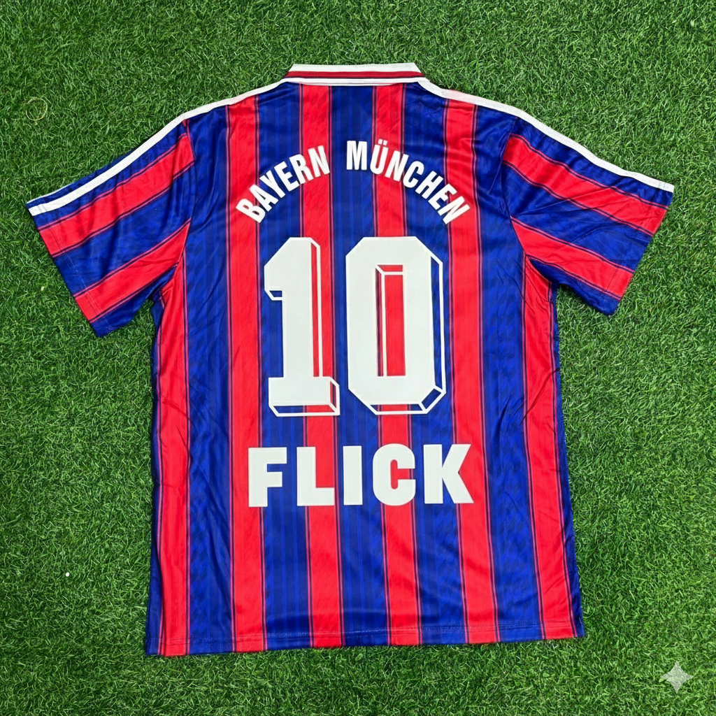 Bayern Munich Retro Football Jersey – Hansi Flick