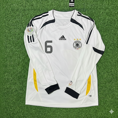 Joshua Kimmich Germany World Cup Long Sleeve White Retro Football Jersey