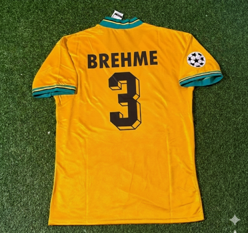 Bayern Munich Yellow Retro Football Jersey – Andreas Brehme