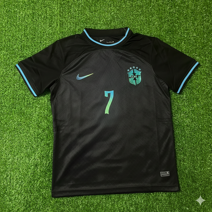 Vinicius Junior Brazil Retro Football Jersey Trikot Maglia Soccer Shirt