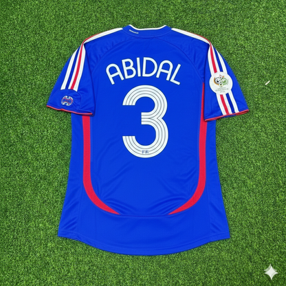 Eric Abidal France 2006 World Cup Blue Retro Kit – | Trikot | Maillot Soccer Shirt