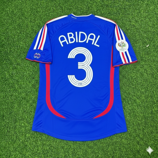 Eric Abidal France 2006 World Cup Blue Retro Kit – | Trikot | Maillot Soccer Shirt