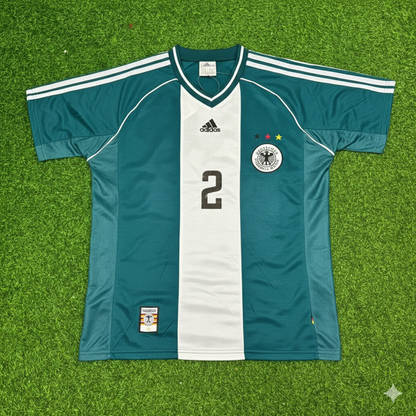 Christian Wörns Germany 1998 World Cup Away Retro Football Jersey