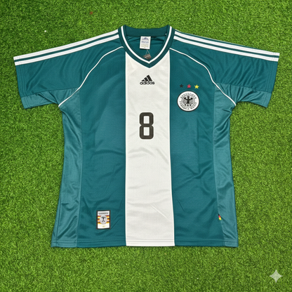 Lothar Matthäus Germany 1998 World Cup Away Retro Football Jersey