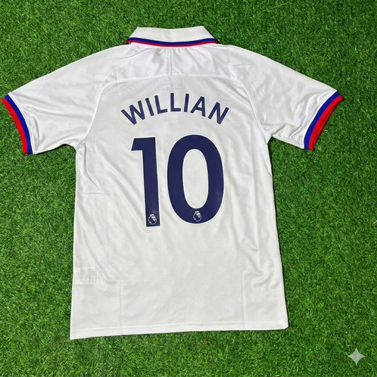 Camiseta de fútbol retro blanca Willian Chelsea 2019/2020