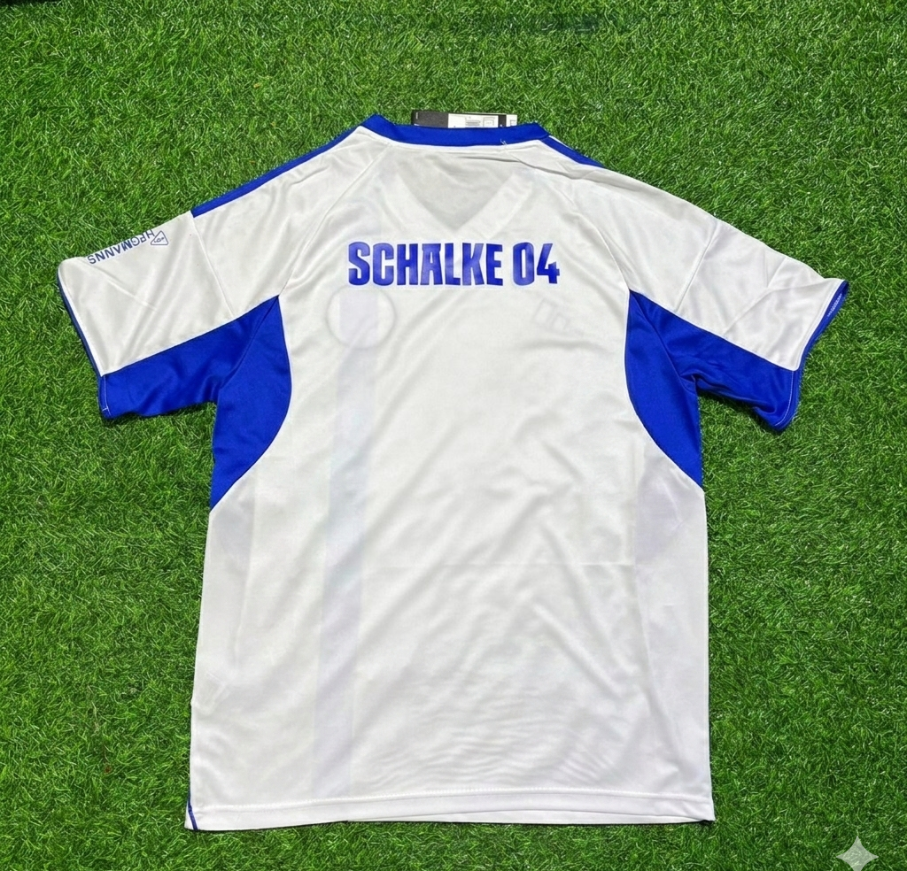 Schalke 04 White New Season Football Jersey
