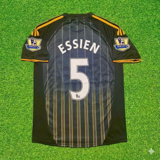Maillot de football rétro Chelsea extérieur 2010/11 noir et orange – Michael Essien 5
