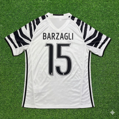 Juventus 2016/17 Away White Retro Football Jersey – Andrea Barzagli 15