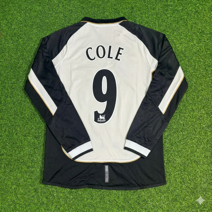 Maillot rétro réversible Manchester United 2001-2002 Andy Cole n° 9