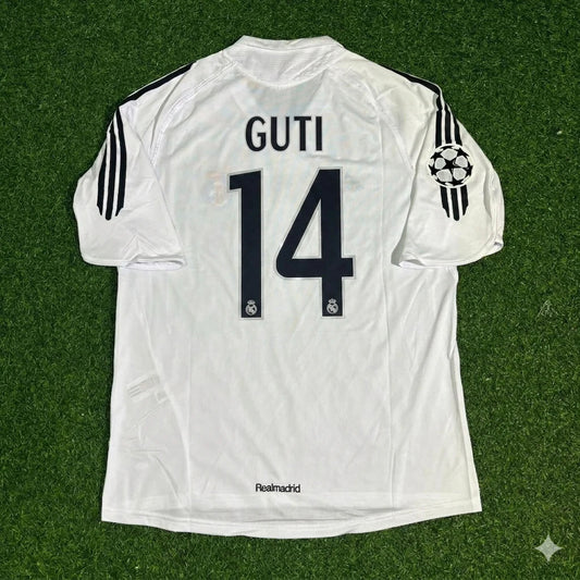 Guti Hernandez Real Madrid 2005 2006 Weißes Trikot Fußballtrikot