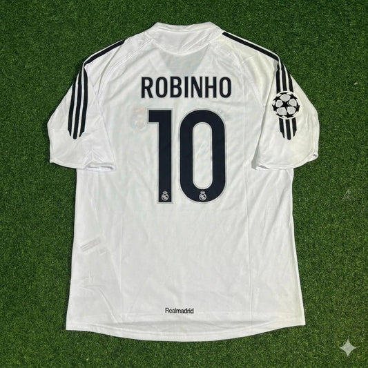 Robinho Real Madrid 2005 2006 White Jersey Shirt Trikot Soccer Shirt
