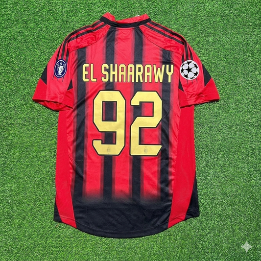 Stephen El Shaarawy #92 AC Milan Home Retro Football Jersey
