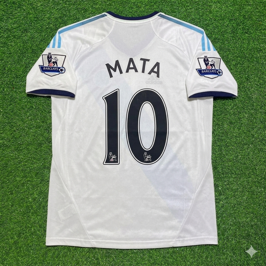 Chelsea 2012/13 White Retro Football Jersey – Juan Manuel Mata
