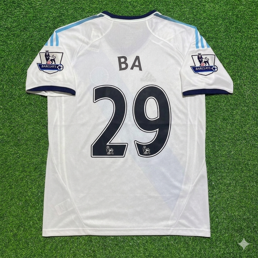 Maillot de football rétro blanc Chelsea 2012/13 – Demba Ba