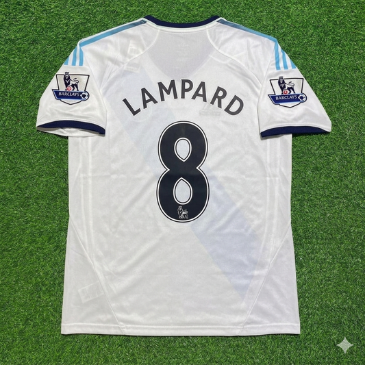 Chelsea 2012/13 White Retro Football Jersey – Frank Lampard
