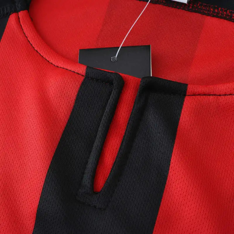 AC Mailand 03/04 Saison Heim Schwarz-Rot Retro Trikot Fußballtrikot
