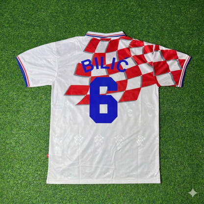 Slaven Bilić Kroatien 1998 WM Retro Fußball Trikot Set