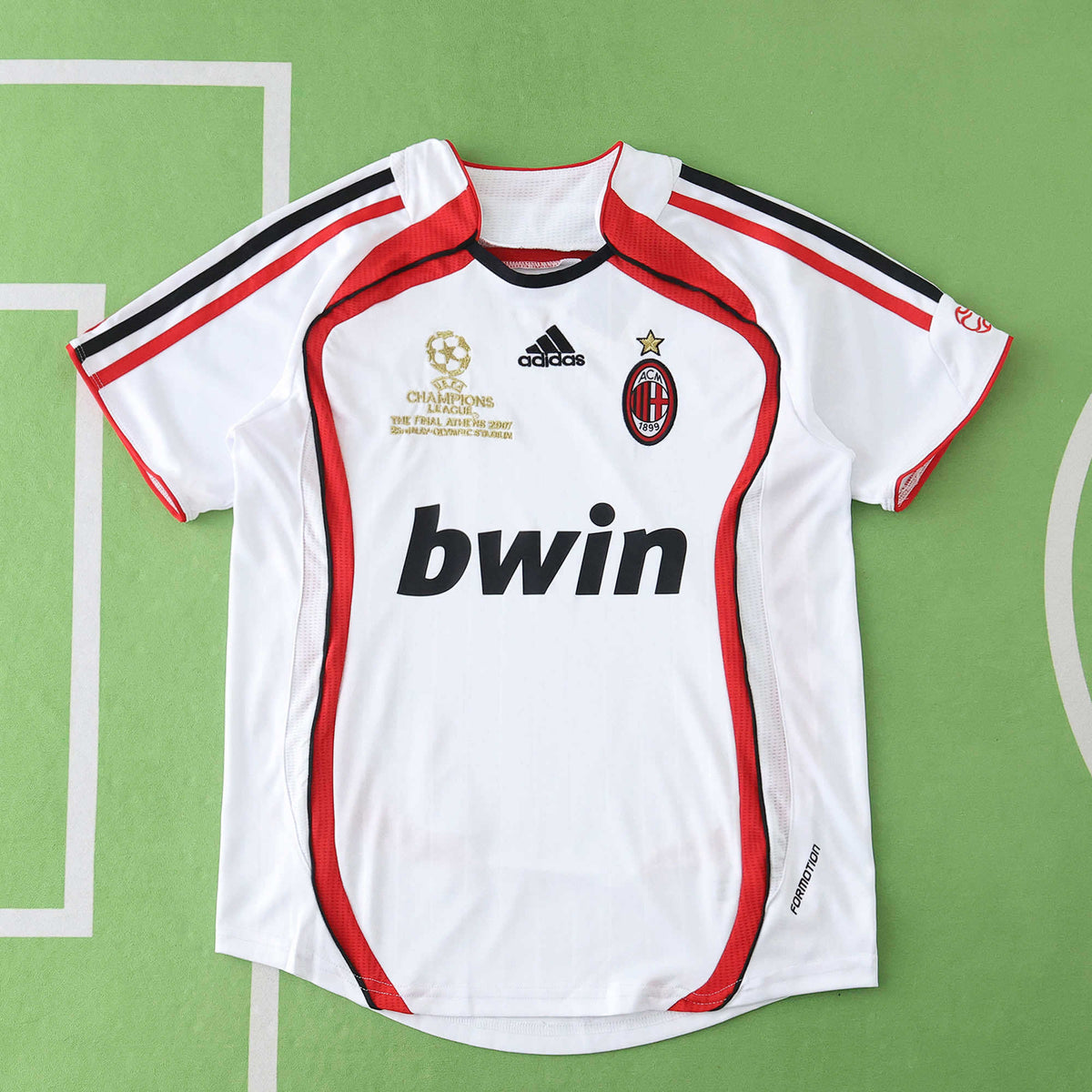 A.C. Milan 2006-2007 Season Retro Away White Kids Football Jersey Trikot Maillot