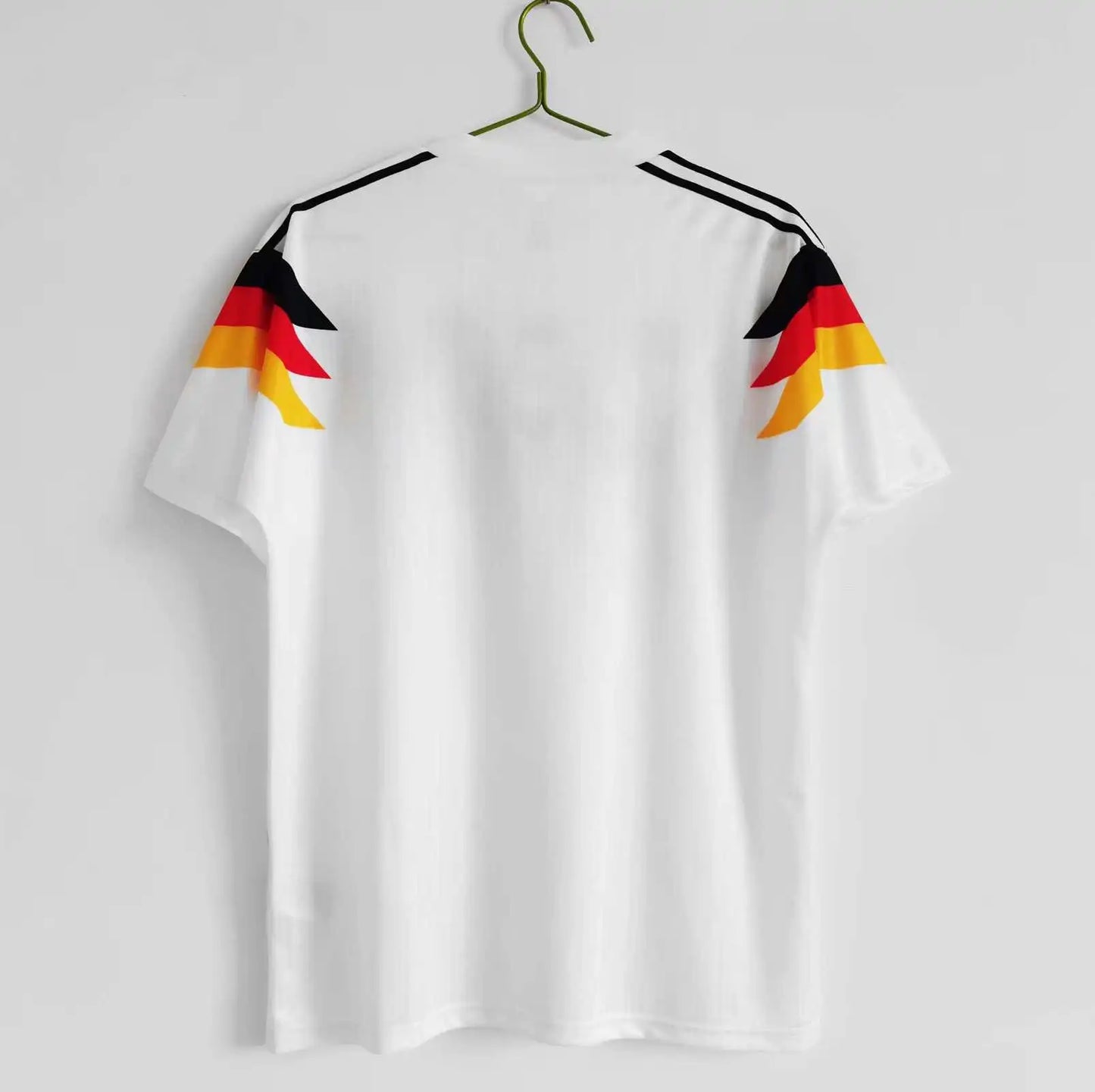 Saison 1990 Deutschland weißes Trikot Deutschland 90 Retro-Fußballtrikot