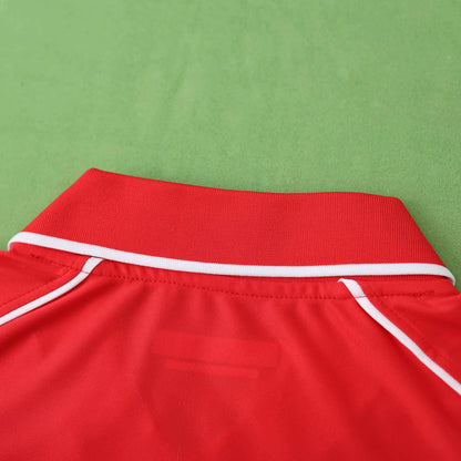 Camiseta de fútbol retro roja de local del Liverpool temporada 2000-2001 Trikot Maillot