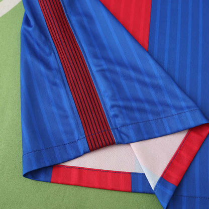 Maillot de football rétro domicile du FC Barcelone, saison 2016-2017