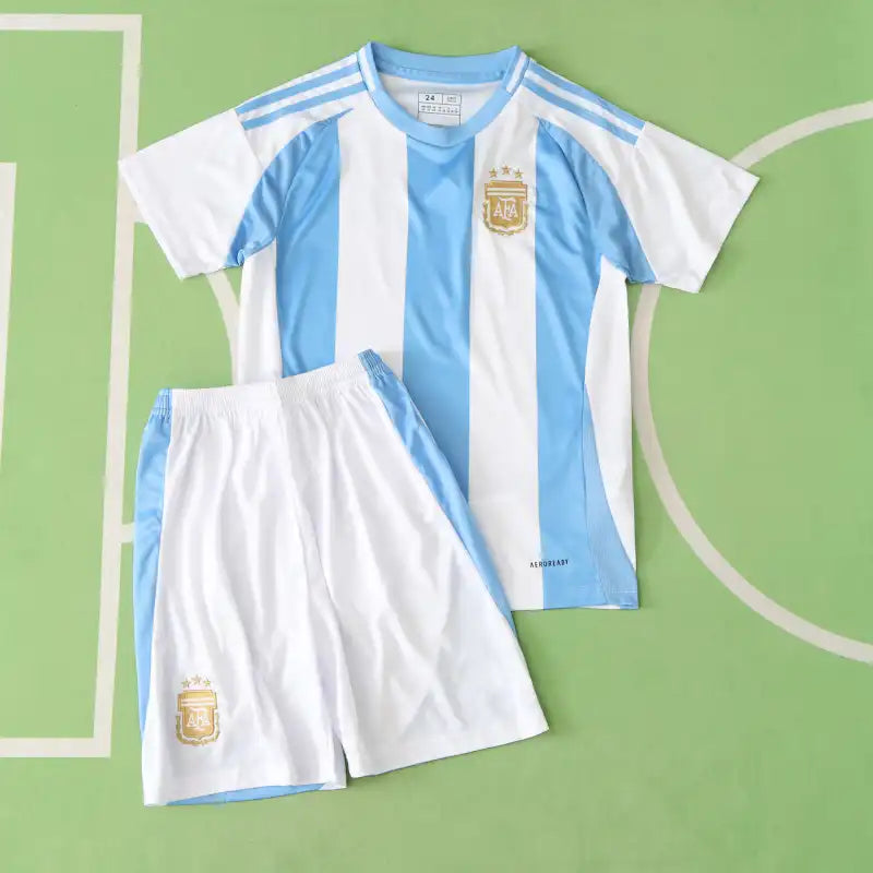 Lionel Messi Argentine Domicile Kit Enfant Maillot Enfant (3-13 ans)