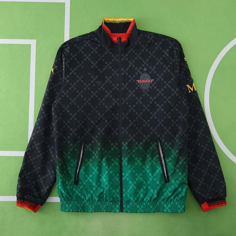 Milan 2025-26 Both Sides Football Windbreaker Windjacke