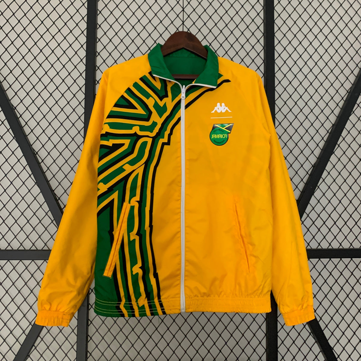 Jamaica Bob Marley Reversible Yellow Green Jacket Both Size Jacket