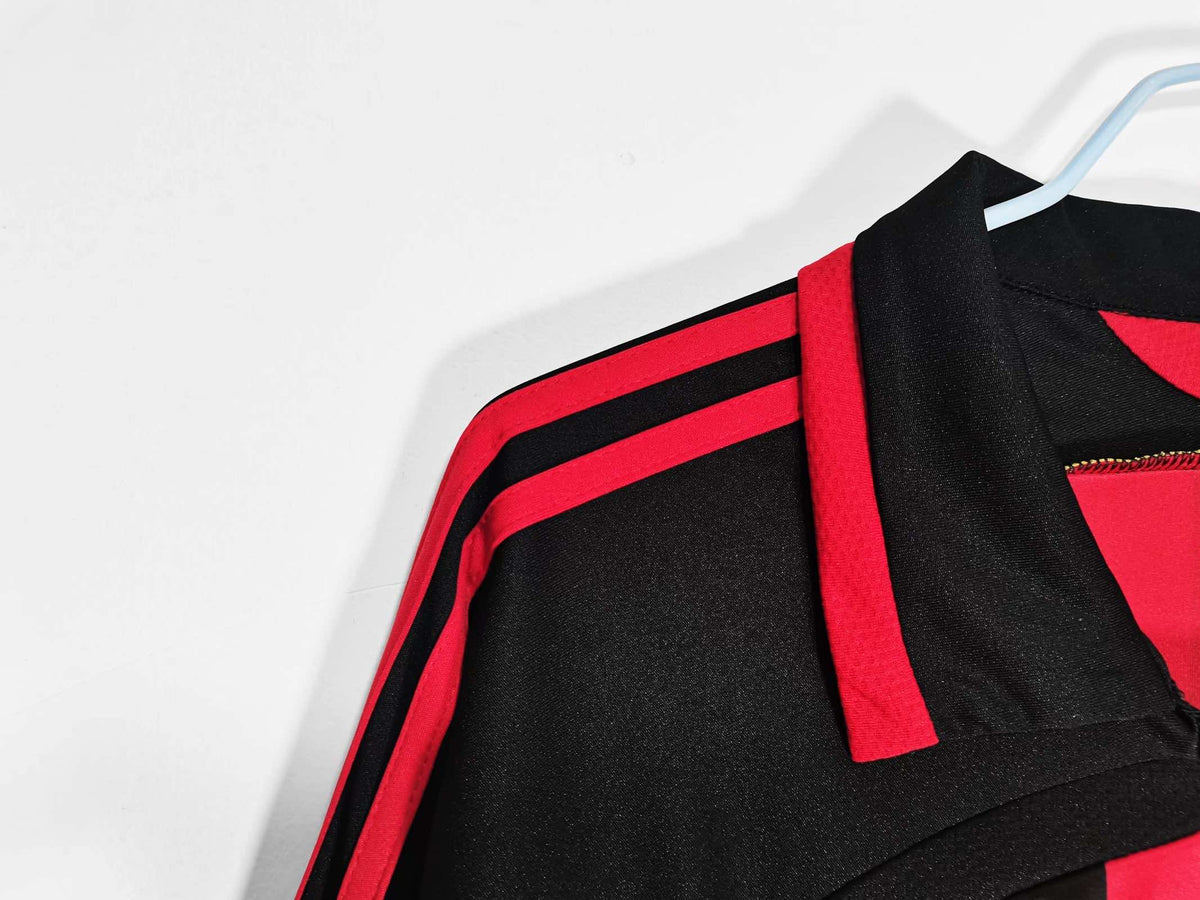 Ronaldinho Milan 2006 2007 Retro Long Sleeve Jersey Maillot Trikot Maglia Soccer Shirt