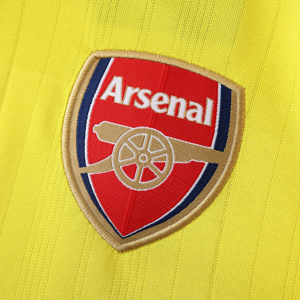 Arsenal 2004-2005 Season Away Yellow Retro Football Jersey Trikot Maillot