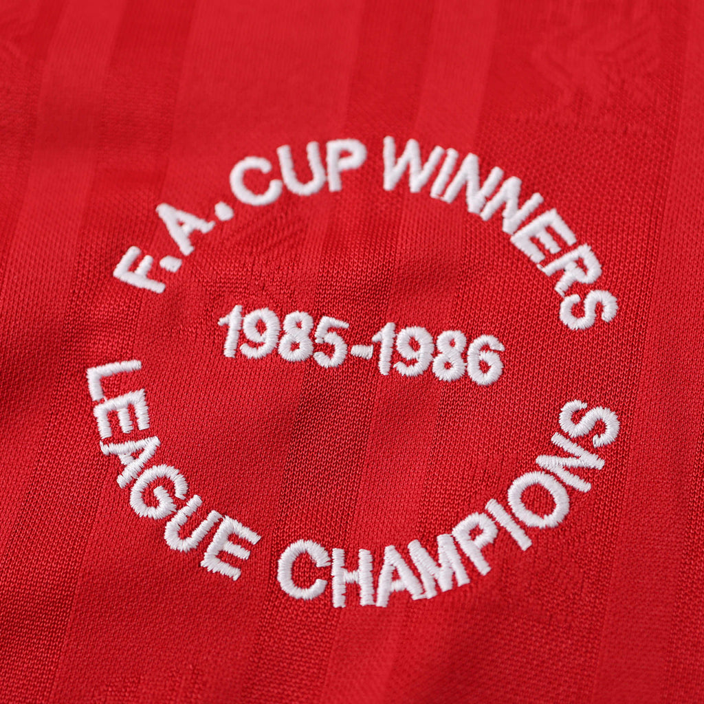 Liverpool 1985-1986 Season Home Red Retro Football Jersey Trikot Maillot