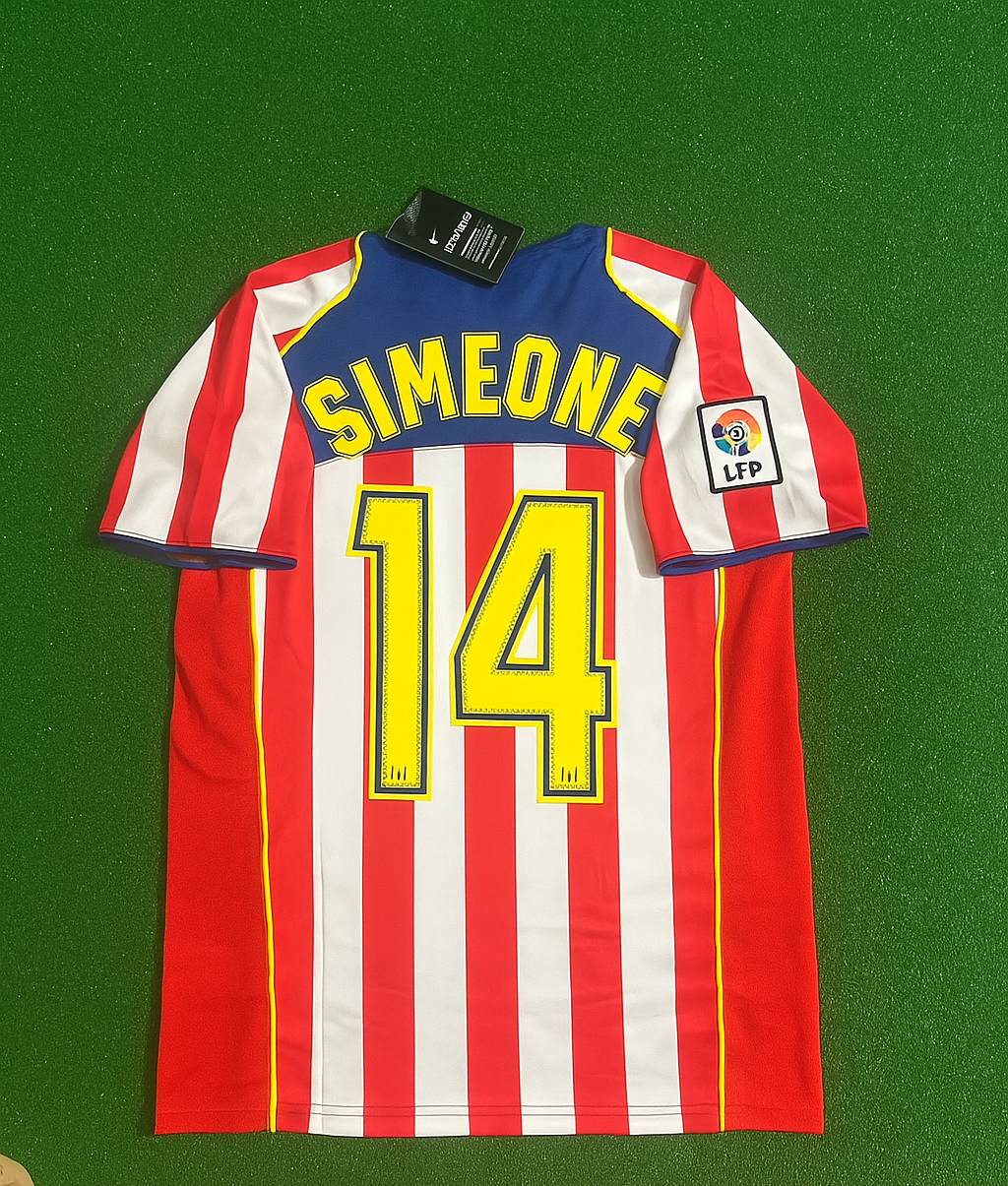 Diego Simeone Atletico Madrid 2004 2005 SpiderMan Retro Football Jersey Soccer Shirt