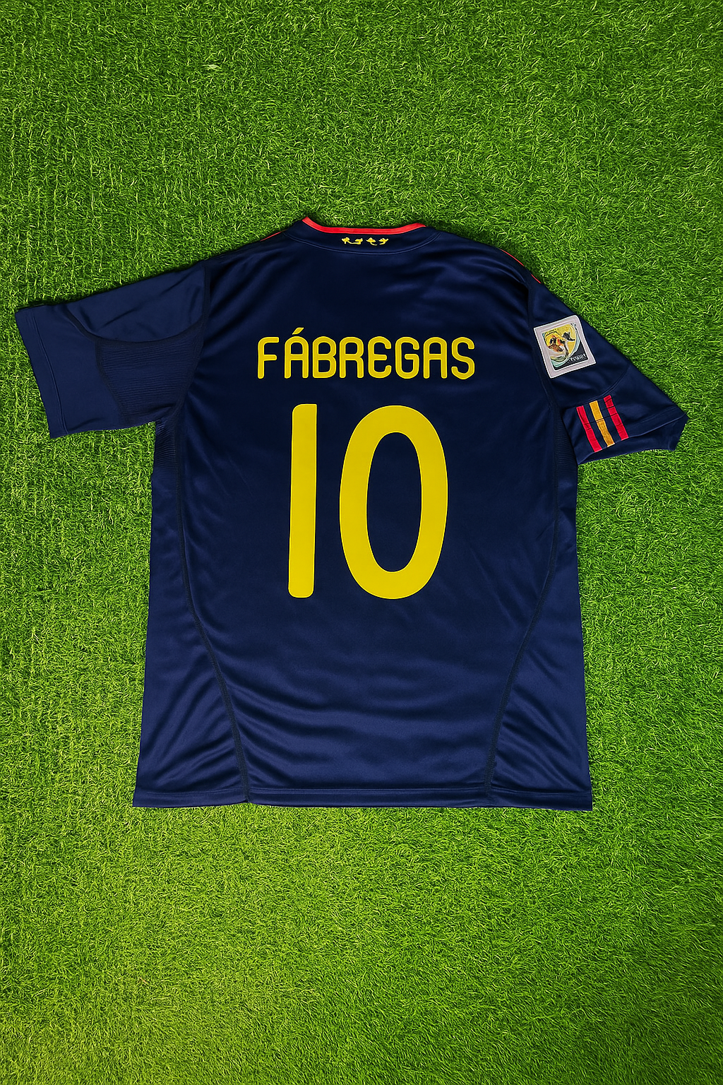 Cesc Fabregas #10 - Maillot Rétro Espagne Finale Coupe du Monde 2010 Trikot Maillot de Foot