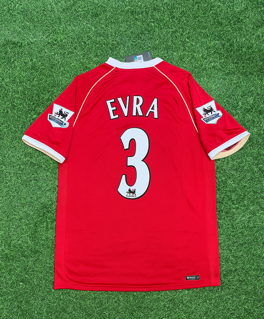 Patrice Evra Manchester United Retro 2005-06 Retro Jersey Maillot Maglia Soccer Shirt