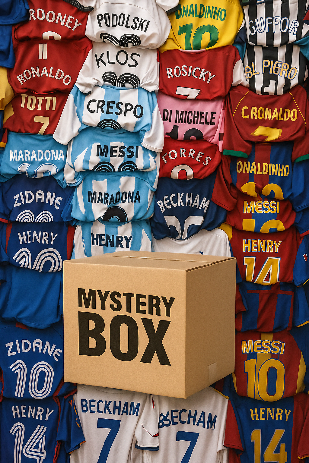 Mystery Box - Mystery Fußballtrikot Box - Boîte Mystère Maillot Soccer Shirt