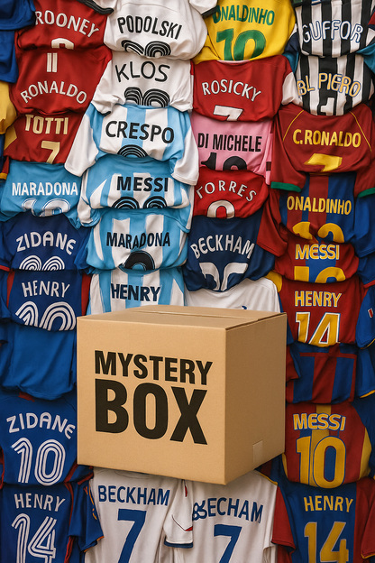 Mystery Box - Mystery Fußballtrikot Box - Boîte Mystère Maillot Soccer Shirt