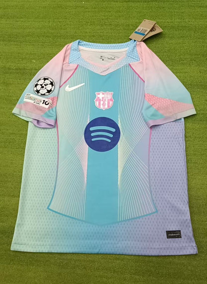Lamine Yamal Barcelona Home Miami Sunset New Season 2026 Jersey Trikot Maillot Soccer Shirt