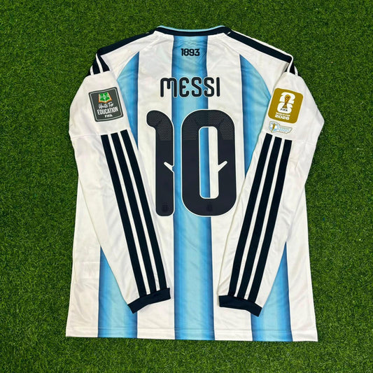 Lionel Messi Argentina 2026 WC Long Sleeve Jersey Kit