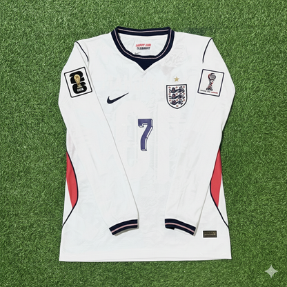 Bukayo Saka 7- England WM 2026 Langarm Trikot