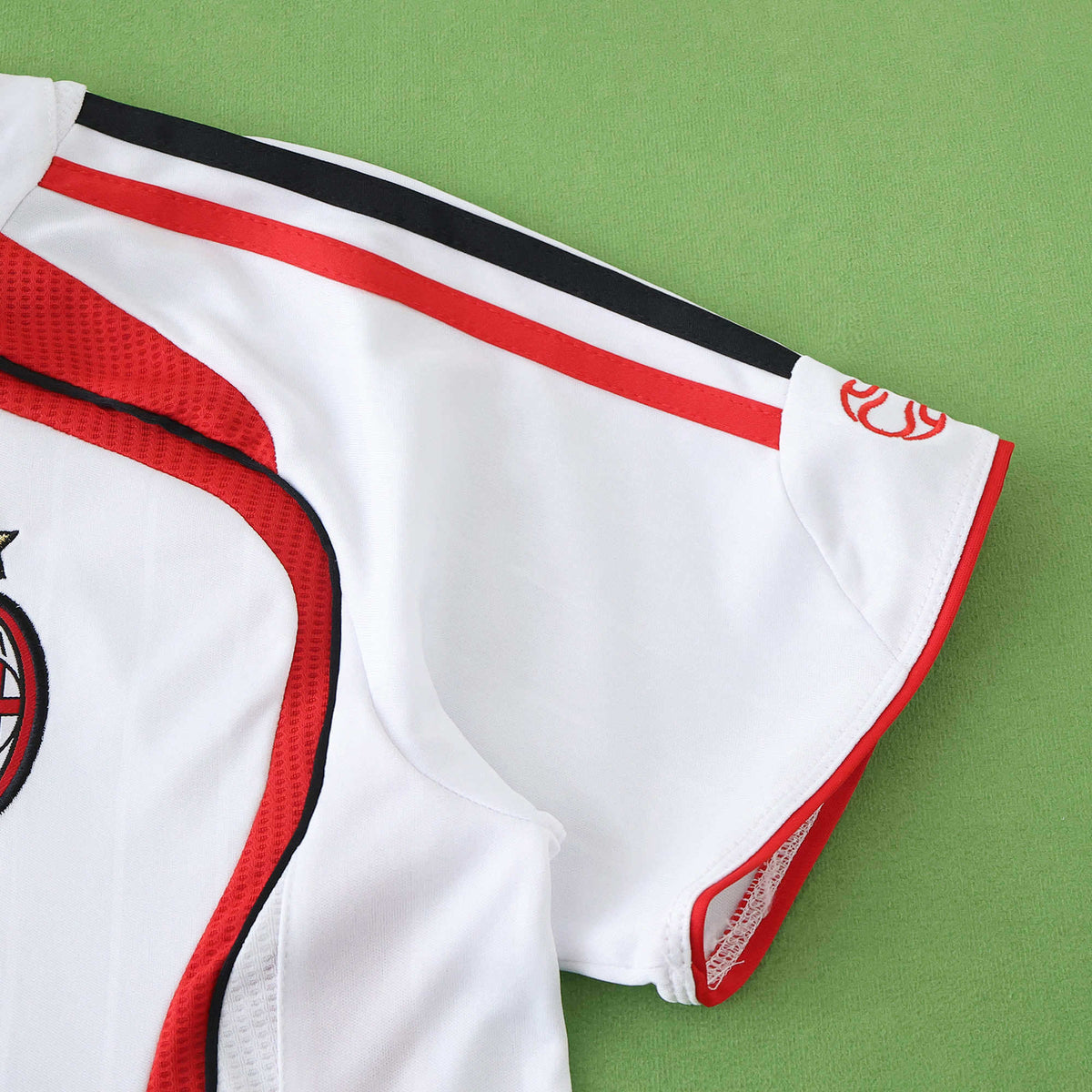 A.C. Milan 2006-2007 Season Retro Away White Kids Football Jersey Trikot Maillot