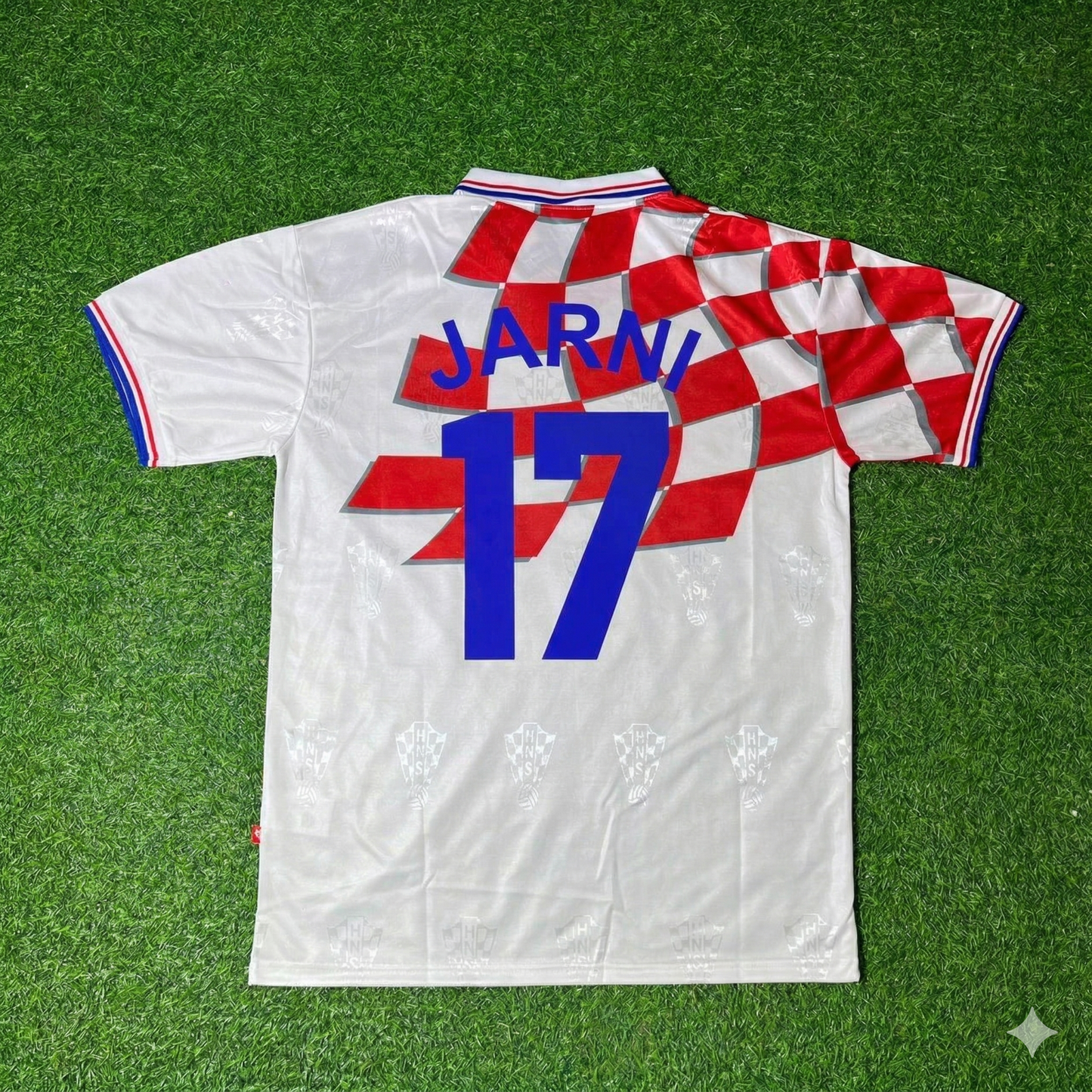 Robert Jarni Kroatien 1998 WM Retro Fußball Trikotsatz