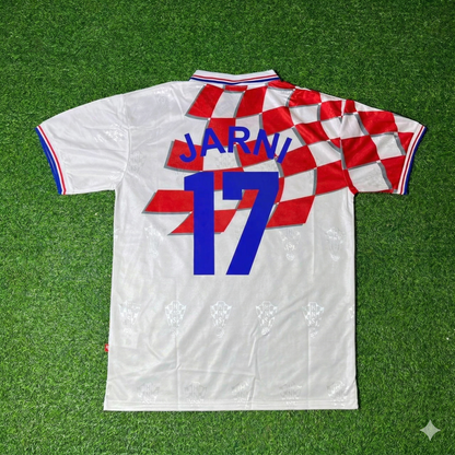 Robert Jarni Kroatien 1998 WM Retro Fußball Trikotsatz