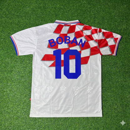 Zvonimir Boban Croatia 1998 World Cup Retro Football Jersey Kit